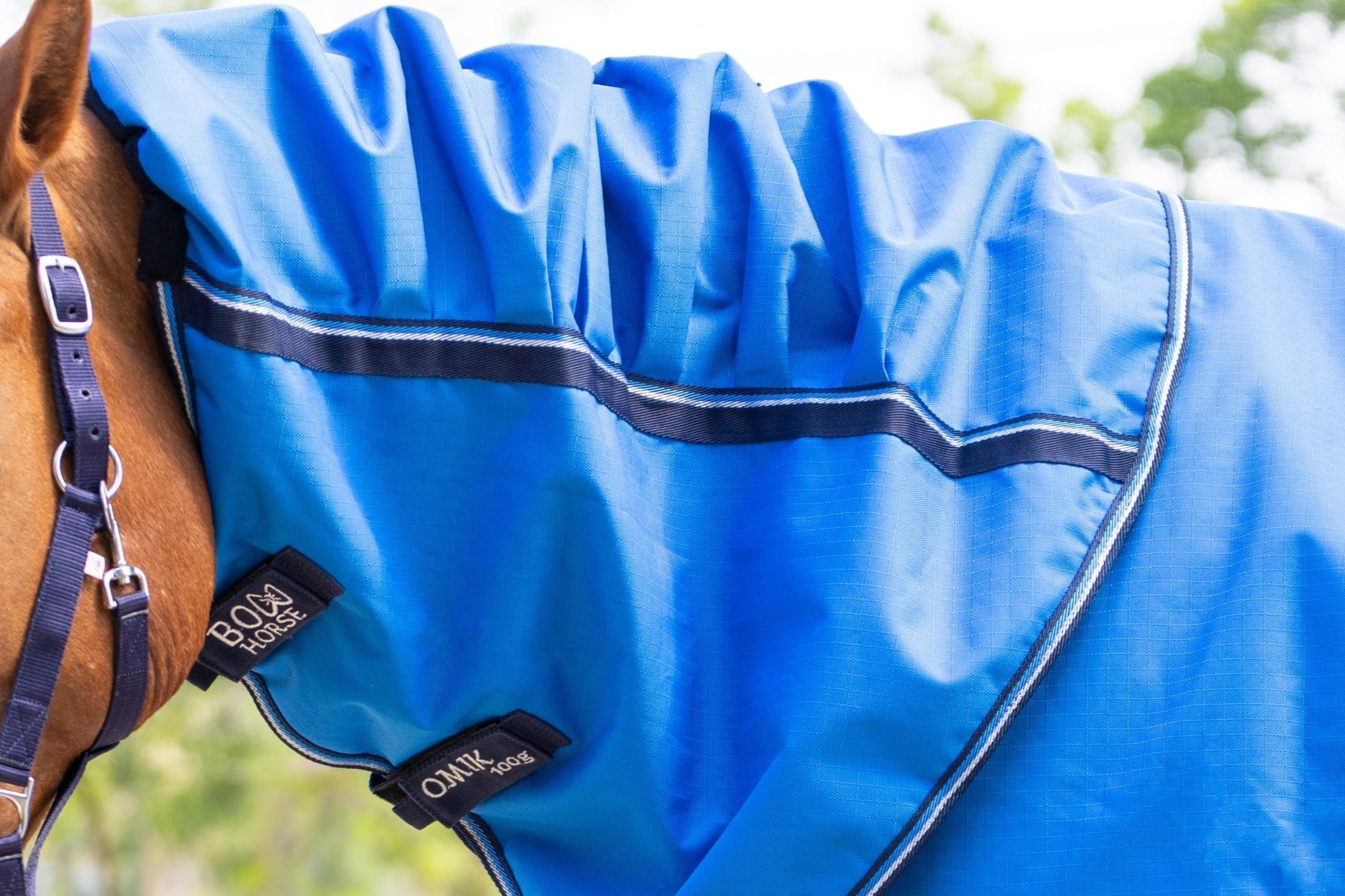 Omik Neck Cover To Help Prevent Mane Loss Bow Horse USA LLC omik-neck-cover-to-help-prevent-mane-loss-bow-horse-usa-llc