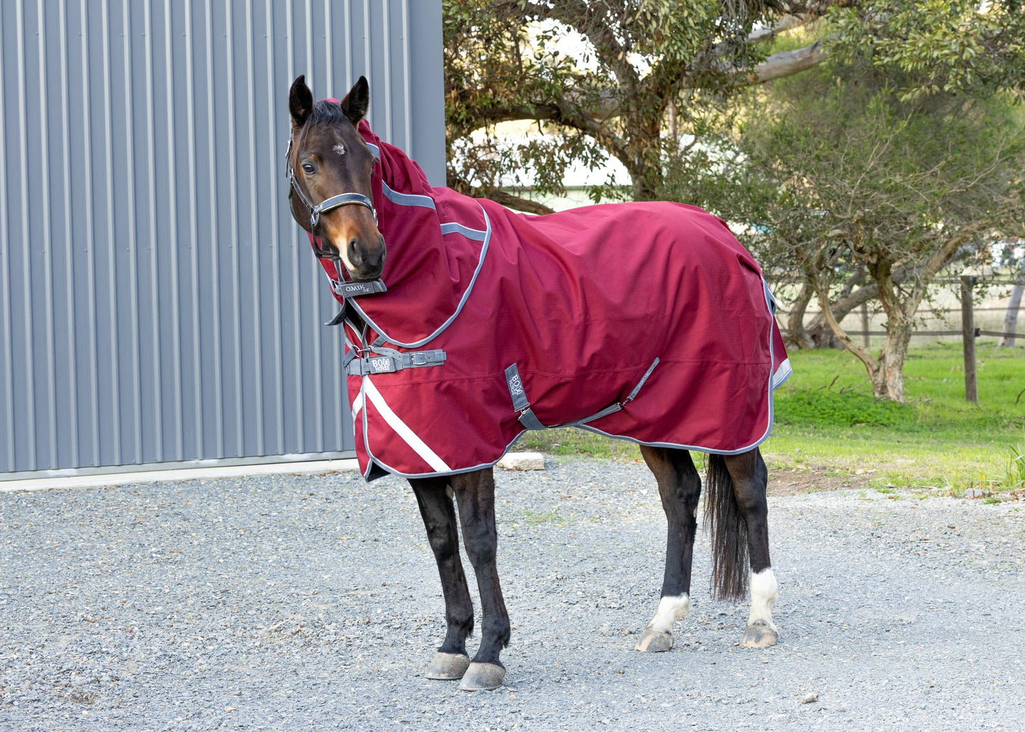Omik Horse Blanket with Detachable Neck Cover