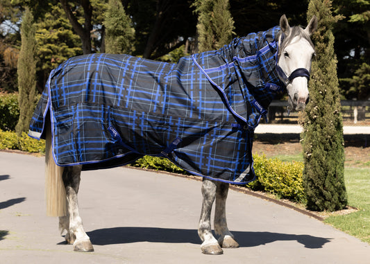 Omik Horse Blanket with Detachable Neck Cover - Extra Wide Sizing